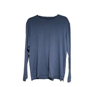 Patagonia Women's L Dusty Blue Long-Sleeved Capilene® Cool Merino Blend Shirt